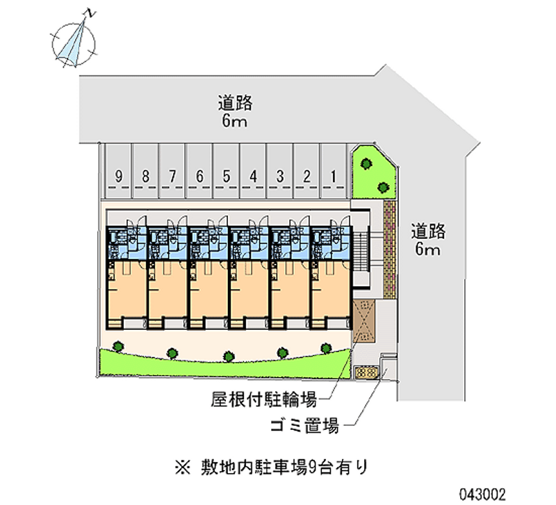 レオネクストメゾン柏井 月極駐車場