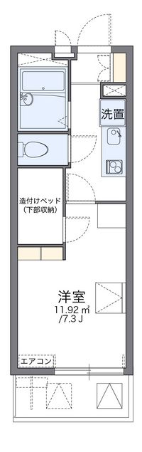 レオパレスヴィラモンド 間取り図