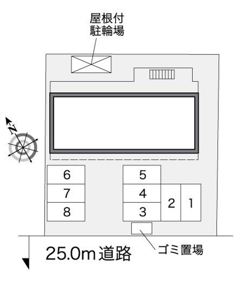 レオパレスサンライツ 配置図