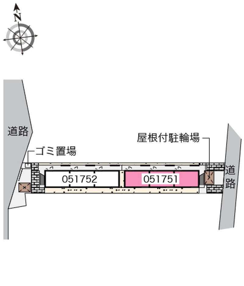 レオパレス矢向Ａ 配置図