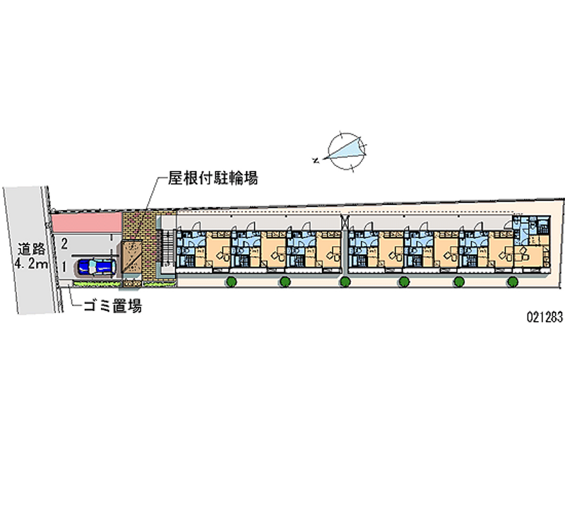 レオパレスＭｕｎｄａｋａ 月極駐車場