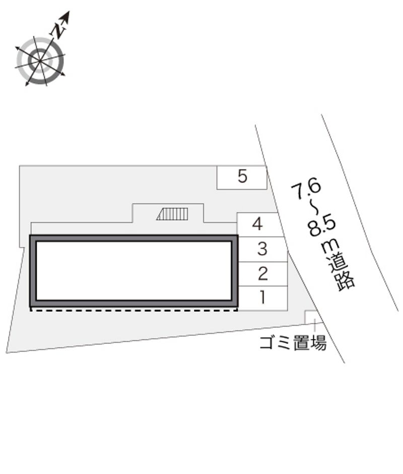 レオパレスストーンリバー 配置図