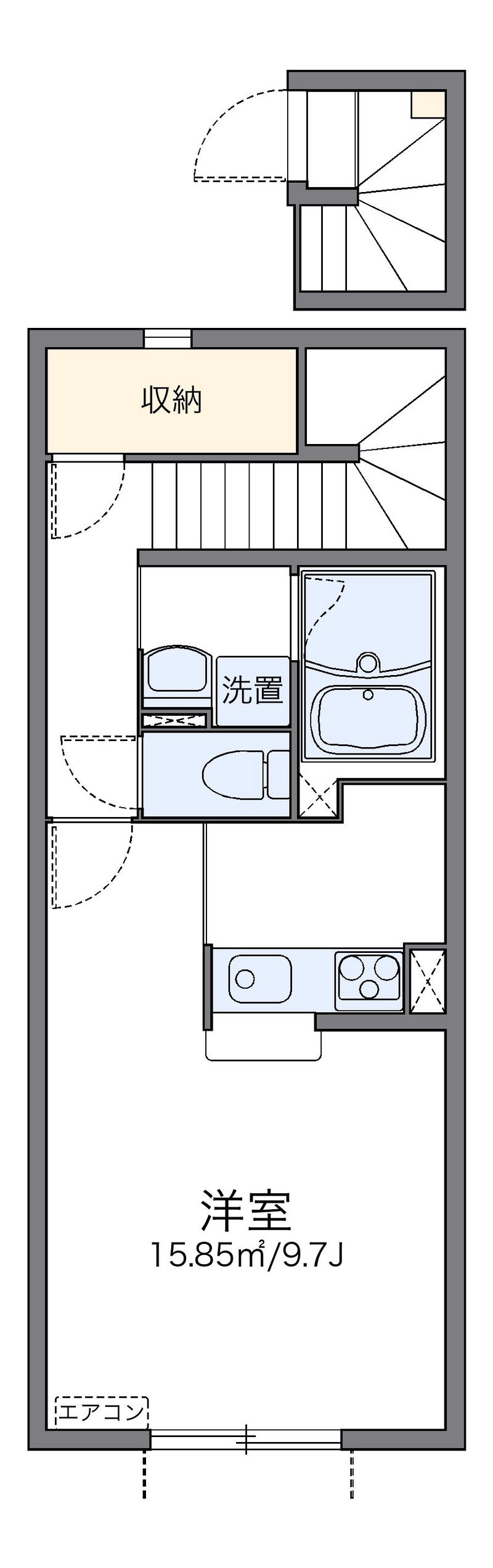 レオネクストマローン弐番館 間取図