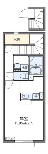 レオネクストマローン弐番館 間取り図