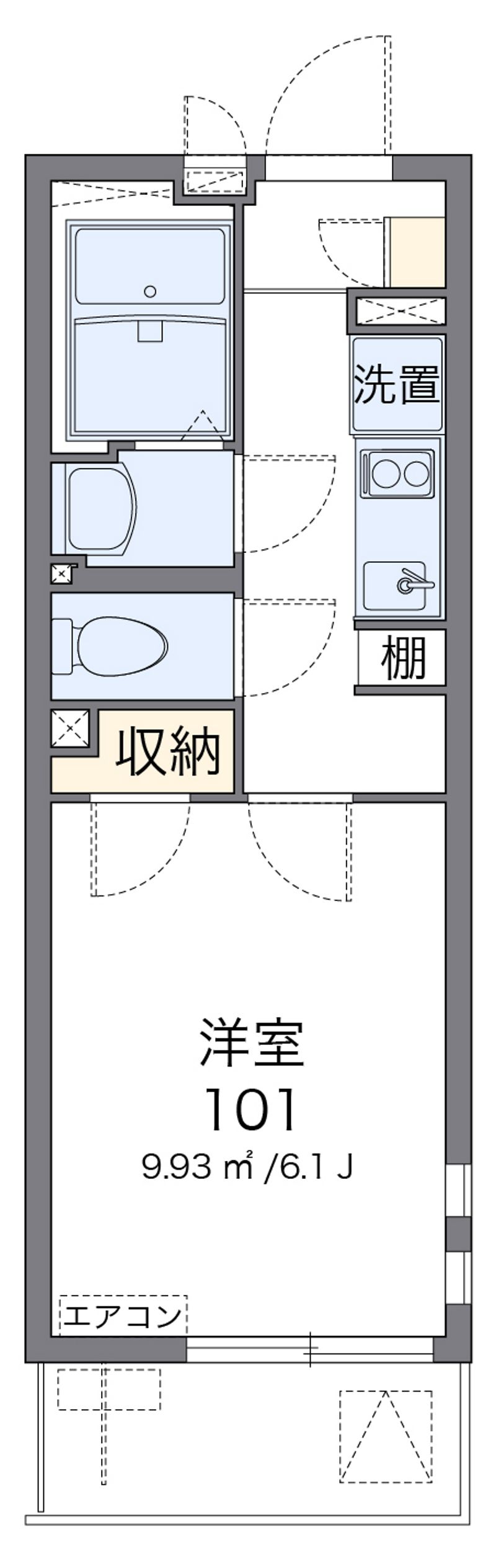 クレイノＴＭＫ 間取図