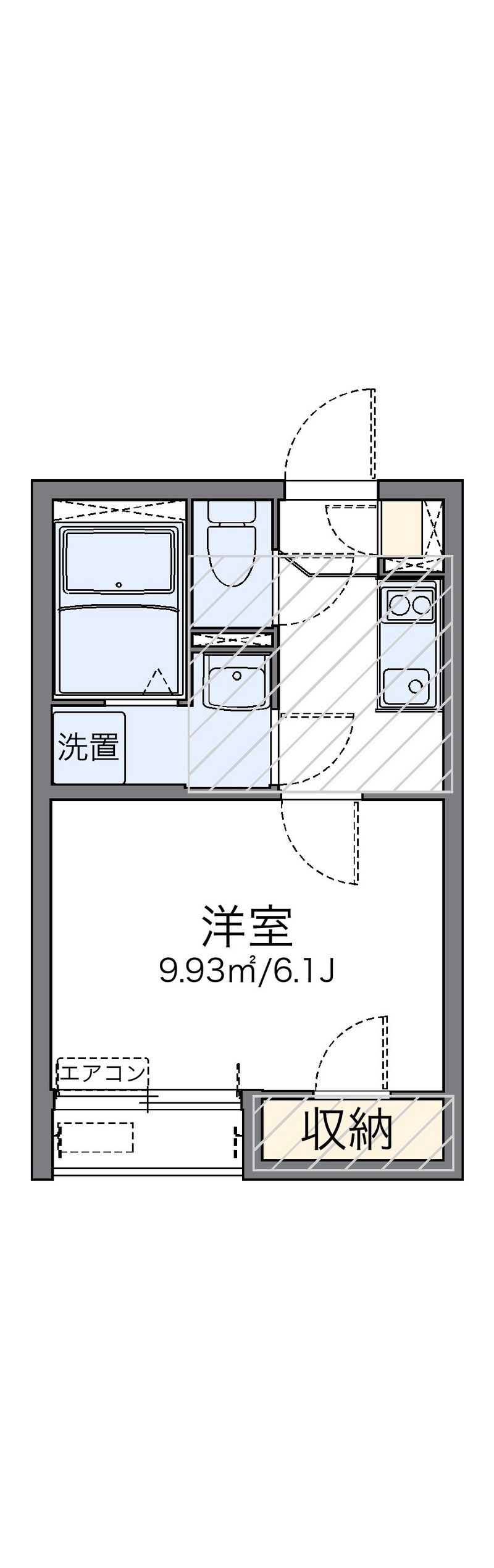 レオネクストカーサレフィナード 間取図
