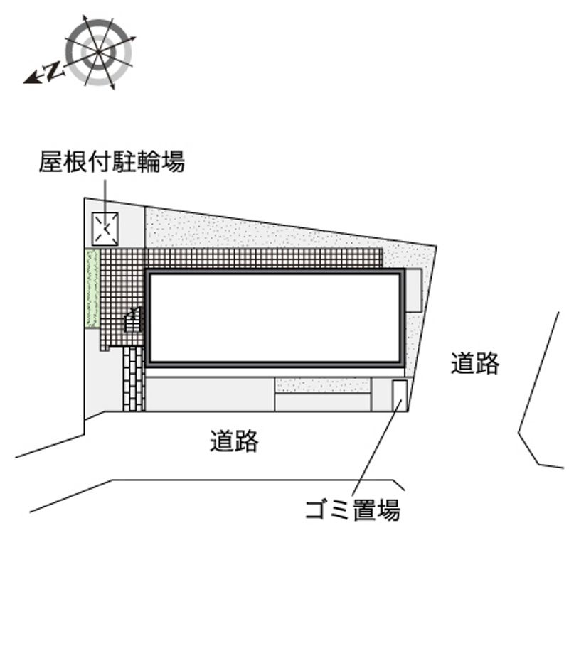 レオパレスパルフェタムール北沢 配置図