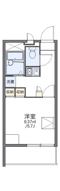 レオパレスヒルウイング 間取り図