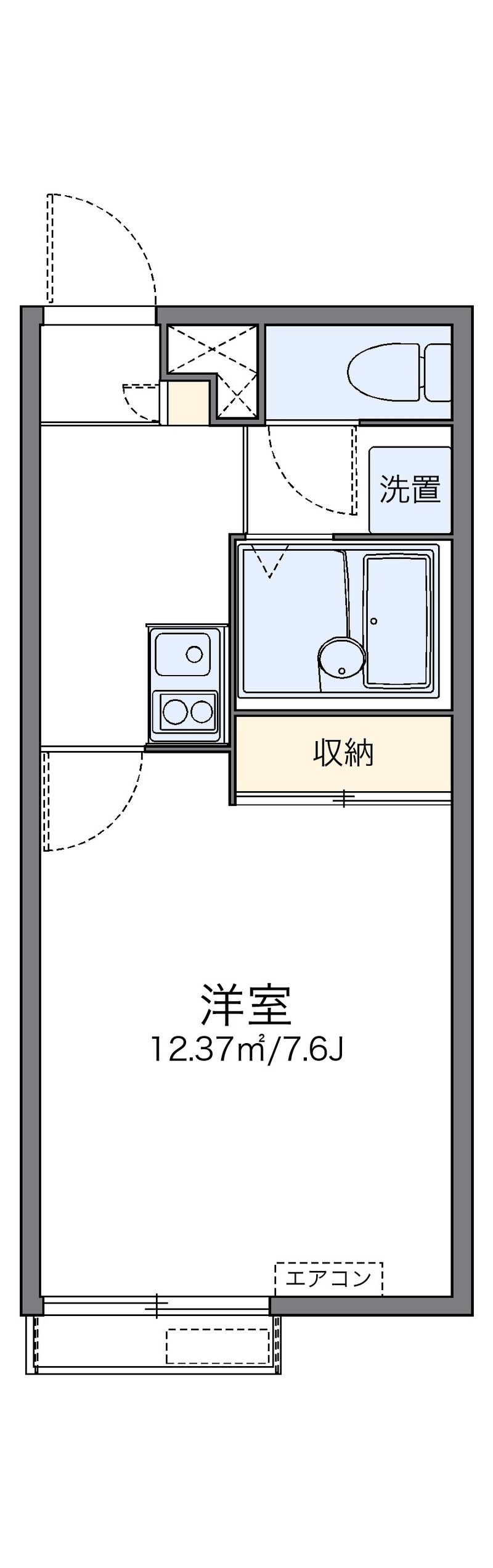 レオパレスメイセイⅢ 間取図