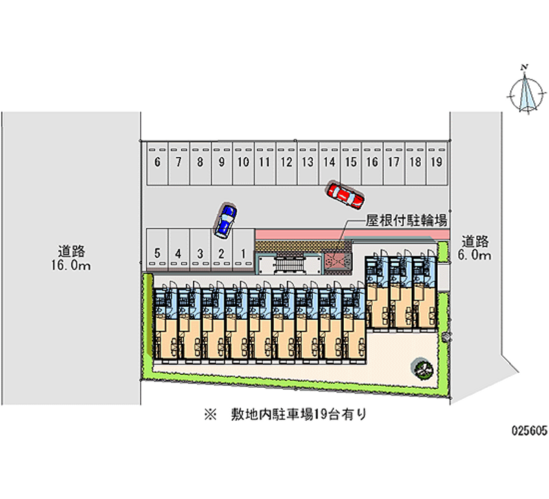 25605 Monthly parking lot