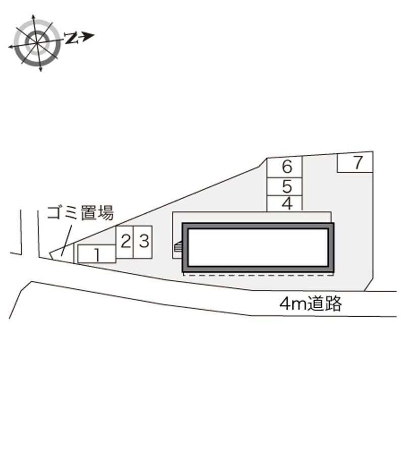 レオパレスサニー 配置図