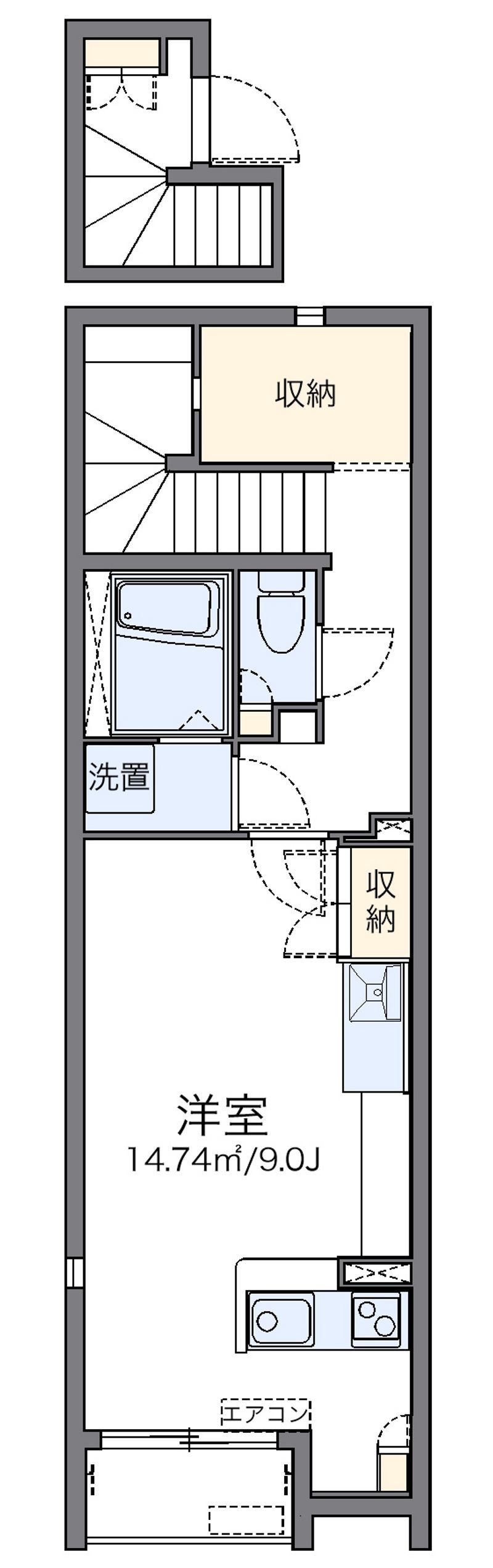 レオネクストポムールⅠ 間取図