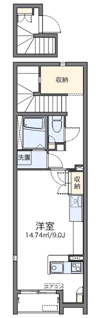 レオネクストポムールⅠ 間取り図