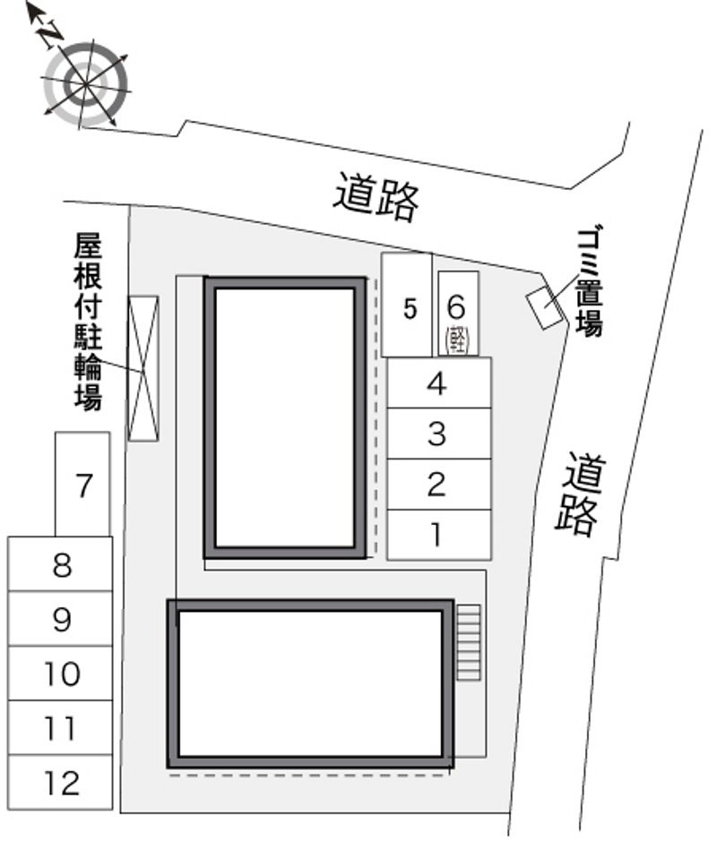 レオパレスＣｌａｉｒ 配置図