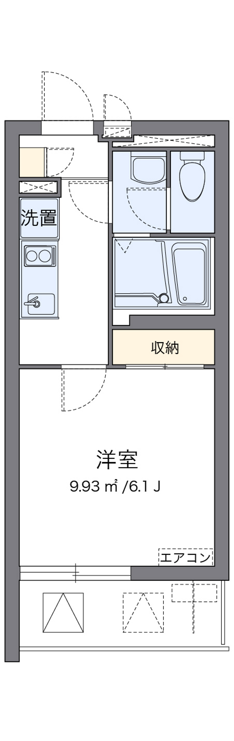 クレイノ太閤通 間取り