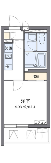 クレイノ太閤通 間取り図