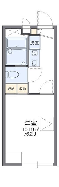 レオパレスカンフォタブル伊倉Ⅰ 間取り図