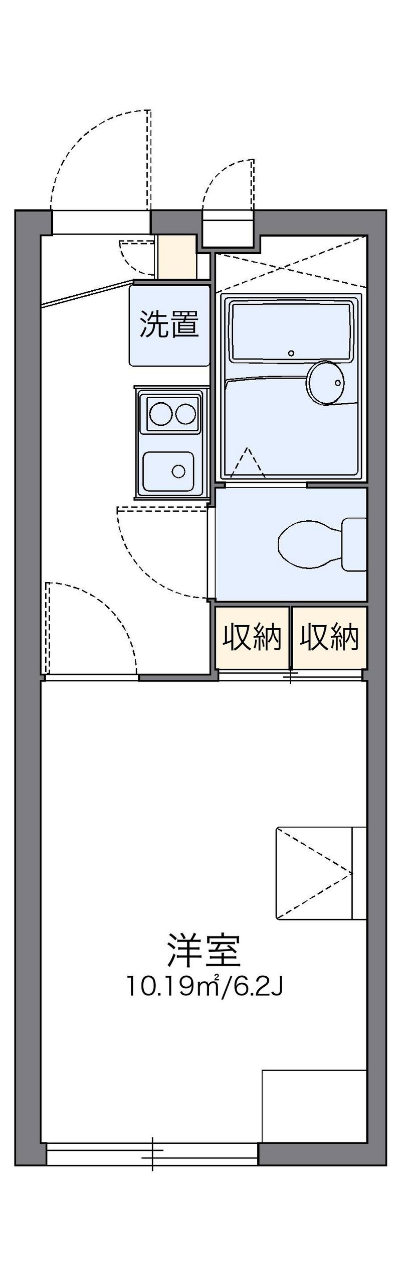 レオパレス三国 間取図