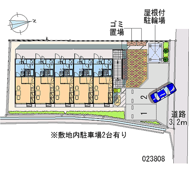 レオパレス源池 区画図