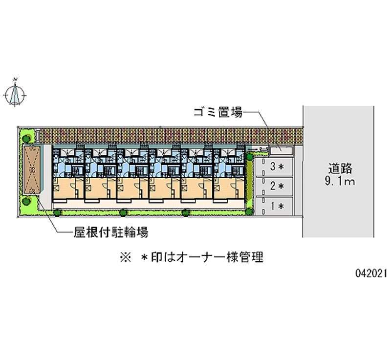 レオネクストこぶし 区画図