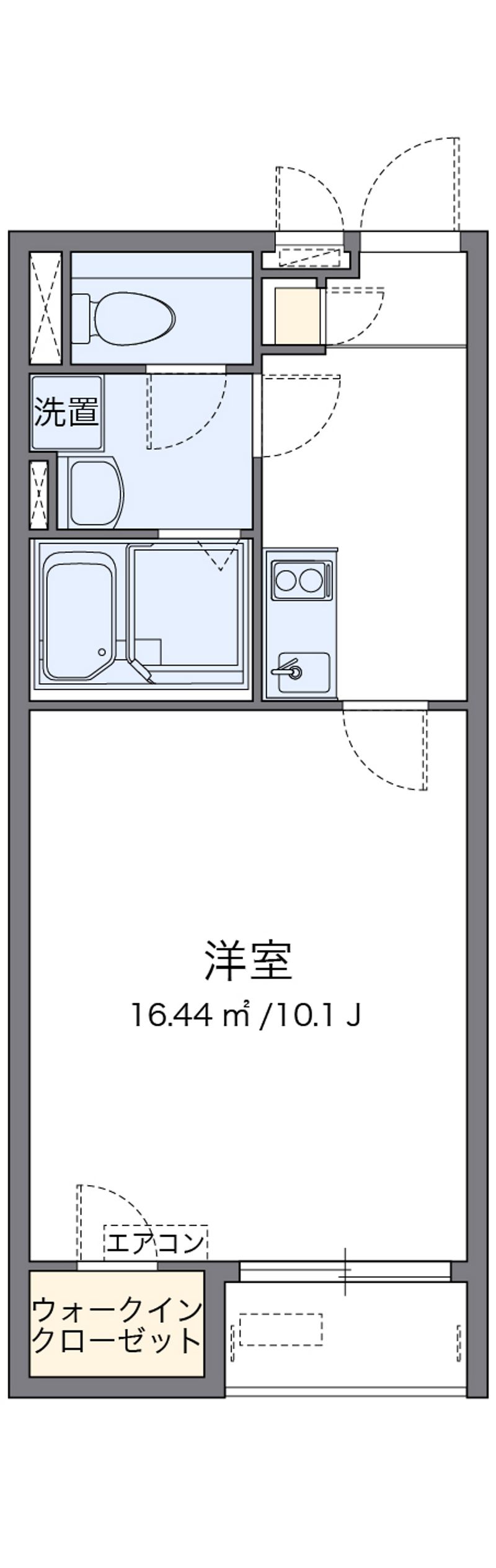 クレイノＭ　アルカンシェル 間取図