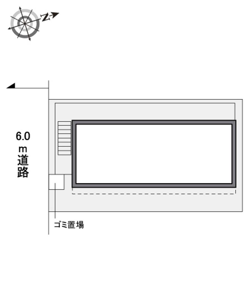 レオパレス城北 配置図