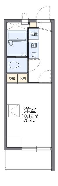 レオパレスルシェルブルー東大阪 間取り図