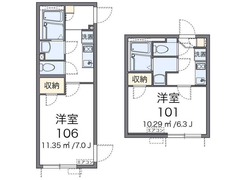 レオネクストツリーサイド 間取図