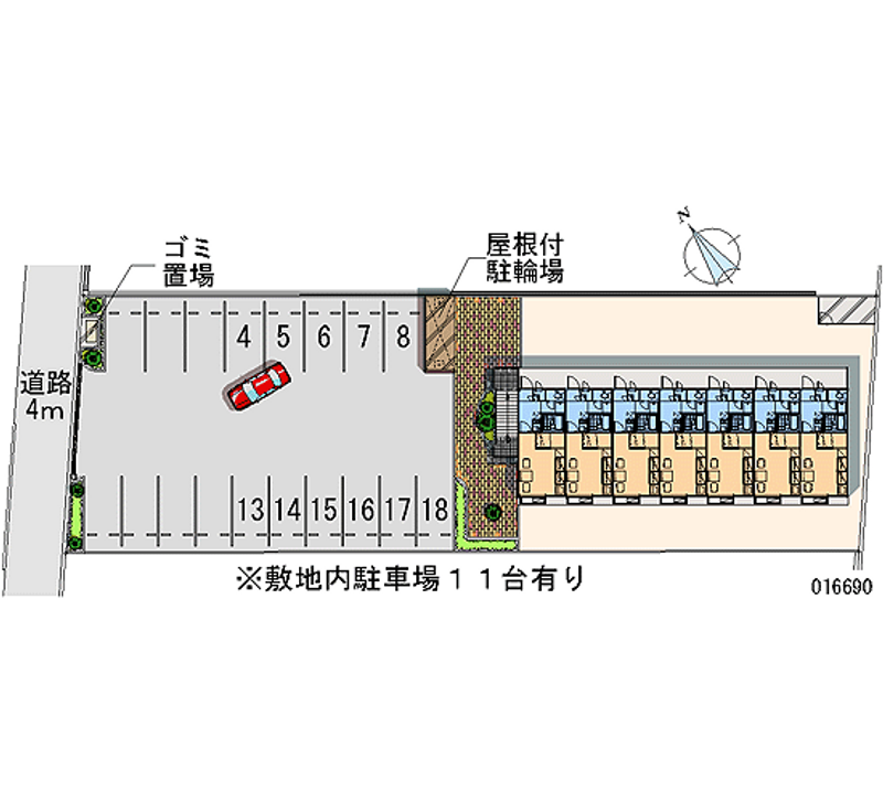 レオパレスアイ 区画図