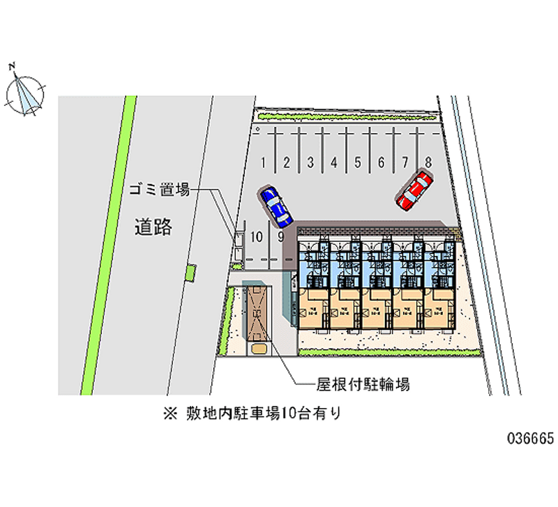 レオパレスアクア 共用部分