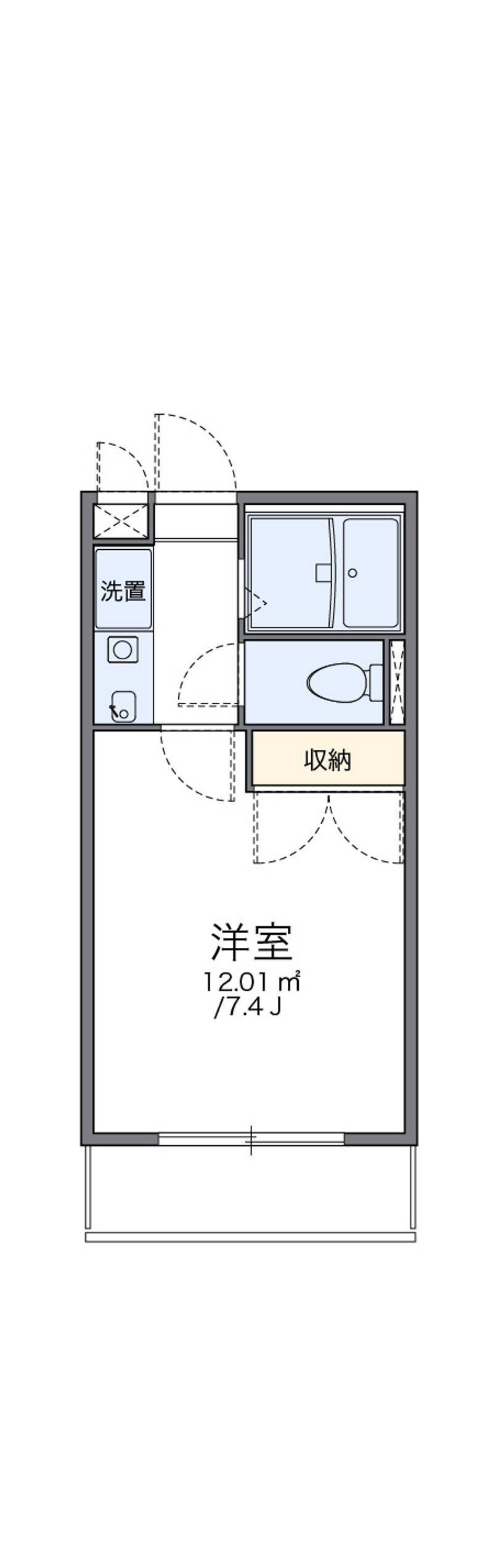 レオパレス西宮北弐番館 間取図