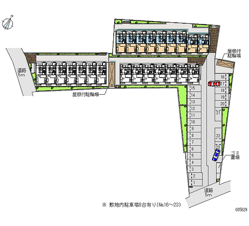 35829 Monthly parking lot