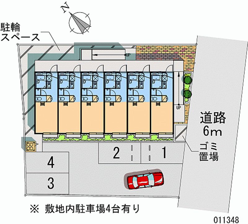 レオパレスベンデュール 月極駐車場