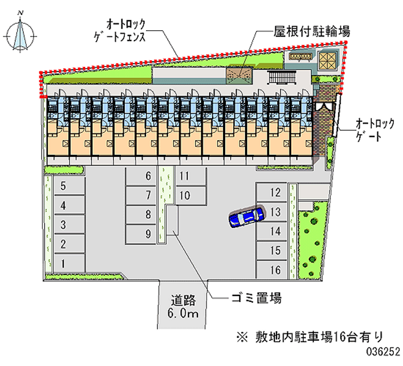 レオパレス神無月 月極駐車場