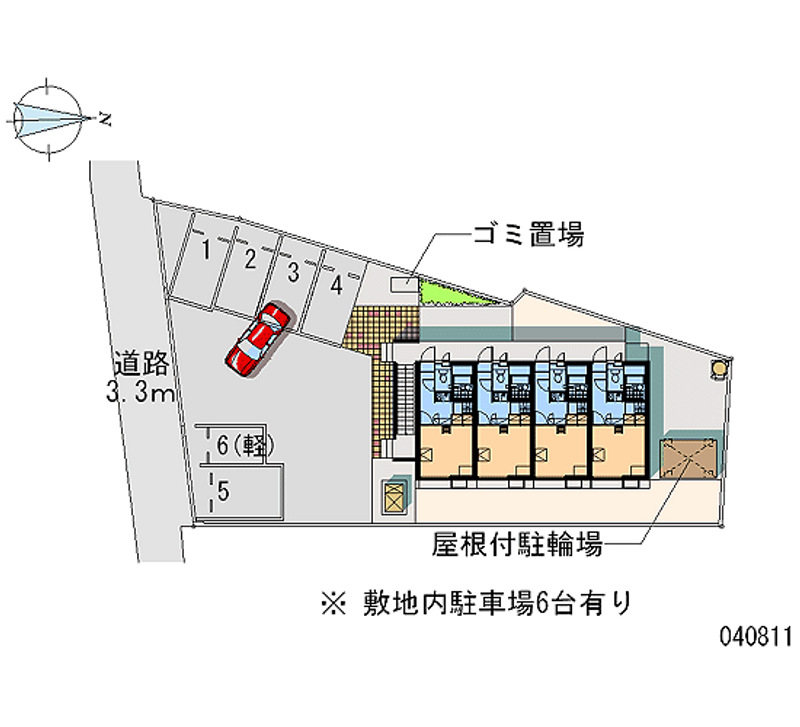 40811 Monthly parking lot