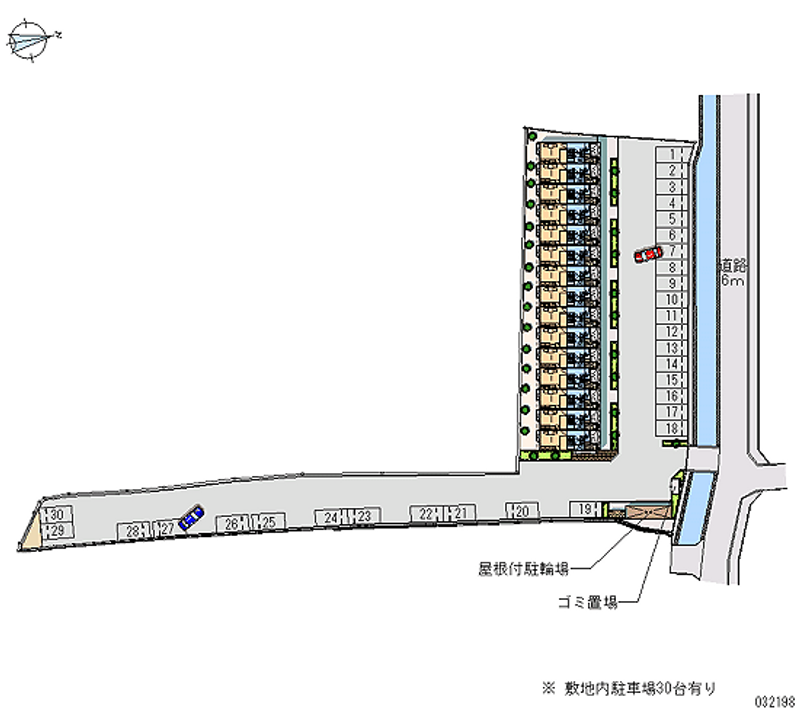 32198 Monthly parking lot