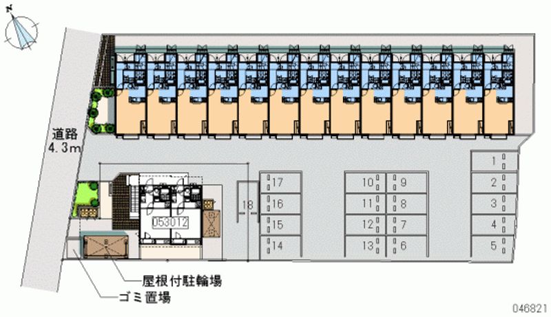 レオネクストハピネスⅡ 月極駐車場