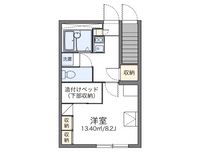 レオパレス東中田 間取り図