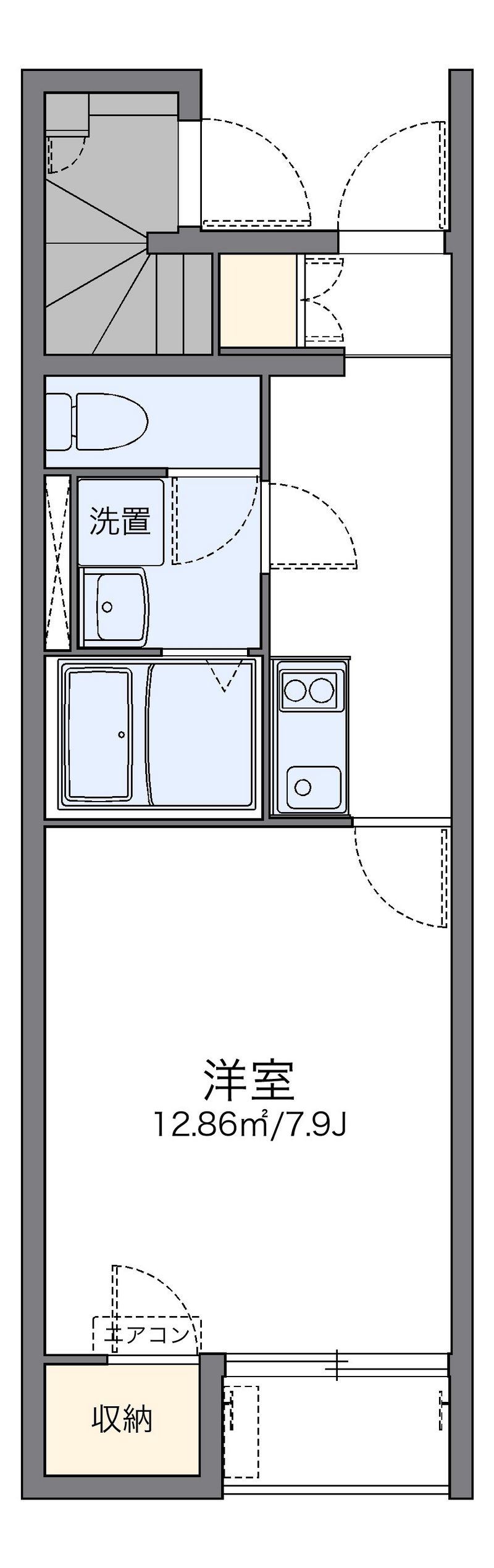 レオネクスト雄町 間取図