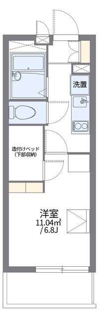 レオパレスアビタシオン 間取り図