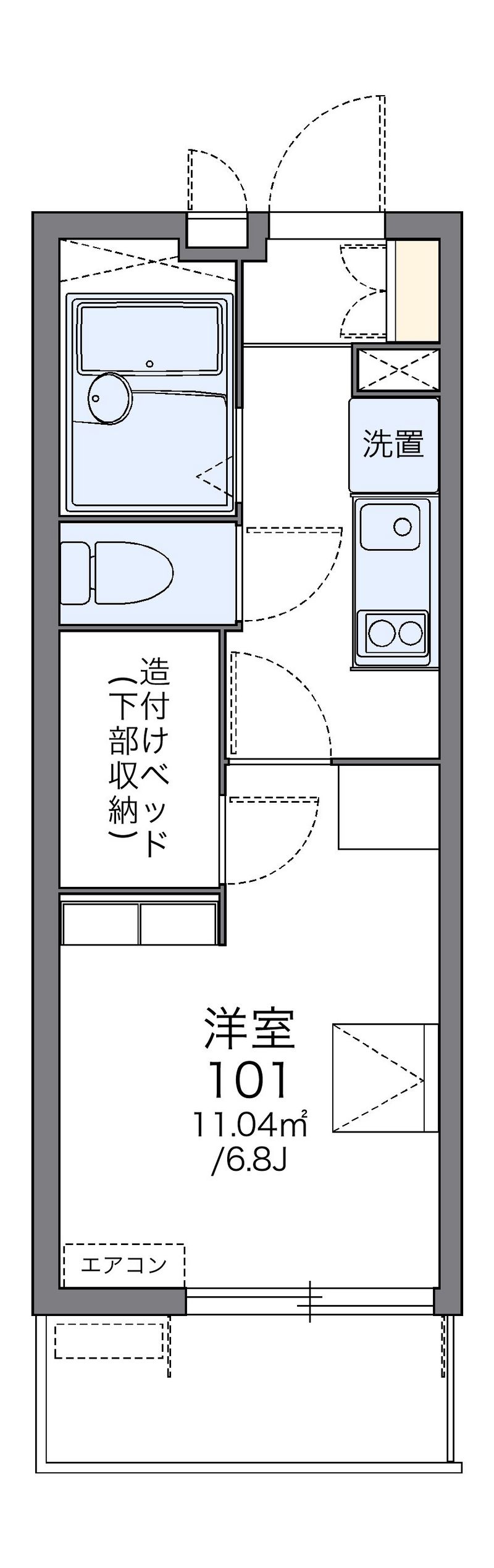 レオパレスＳｈｕ 間取図