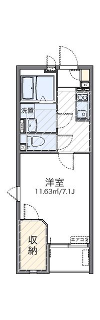 レオネクストアベニール麻生Ⅱ 間取り図