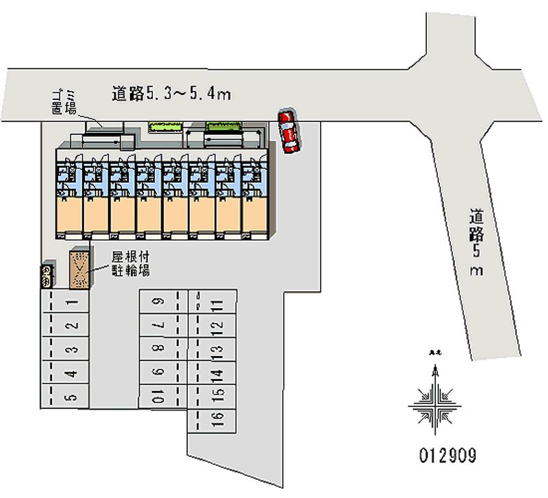 レオパレスステラ 月極駐車場