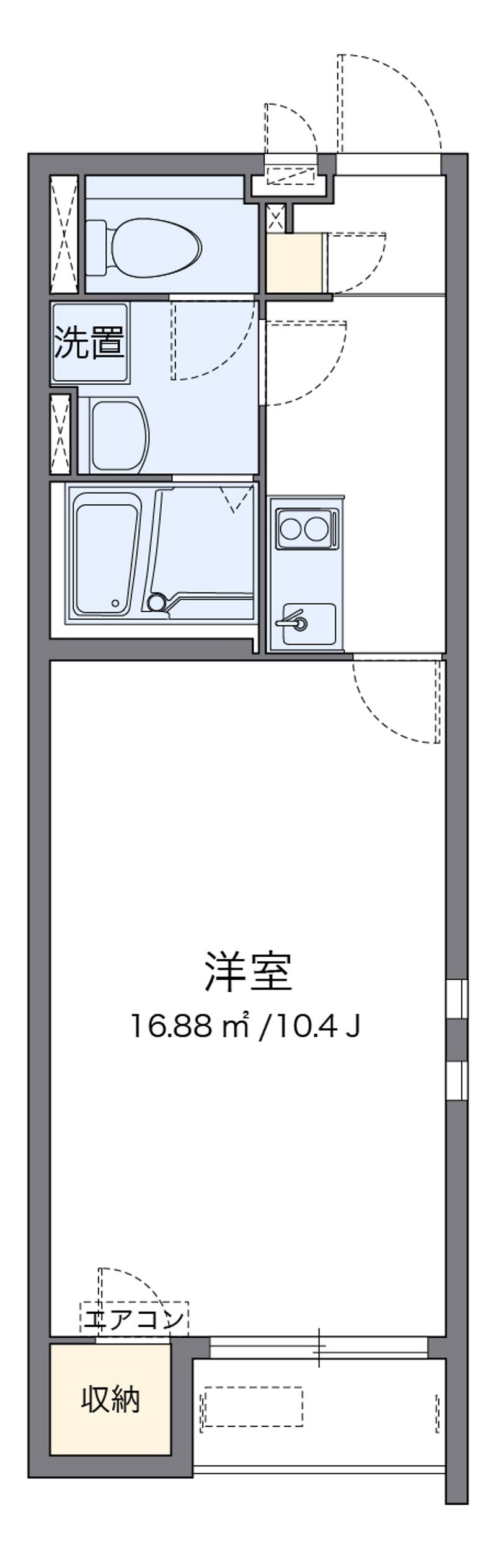 クレイノシャイン 間取図