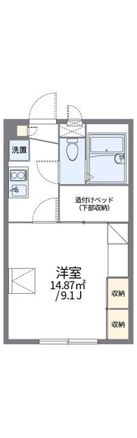 レオパレスカリーハイツ 間取り図