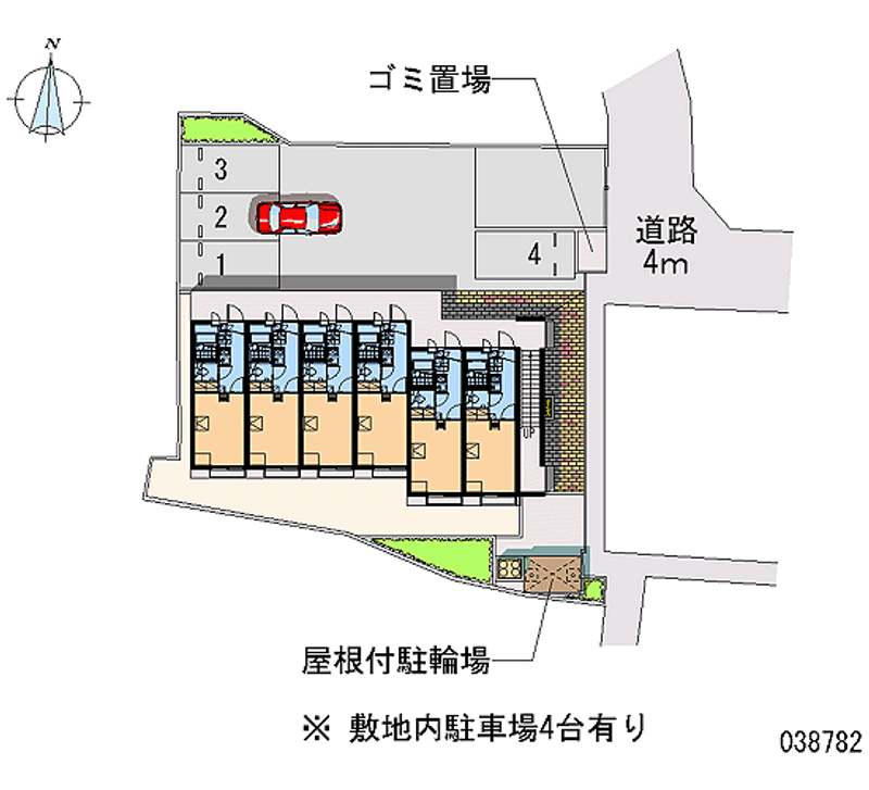 レオパレスコモト大畠 区画図