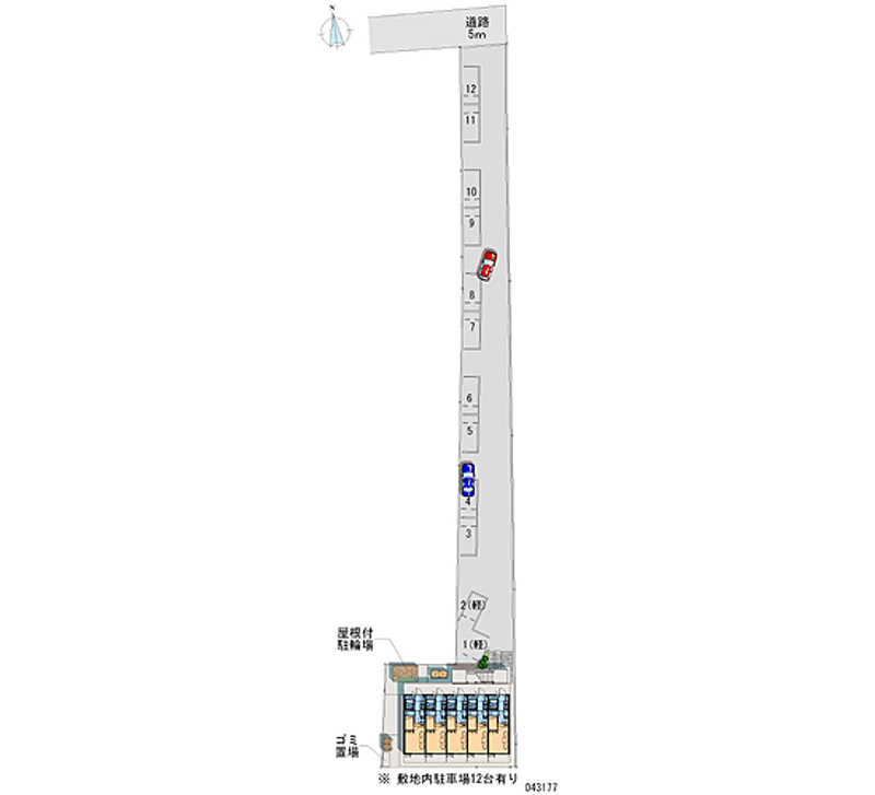 43177 Monthly parking lot