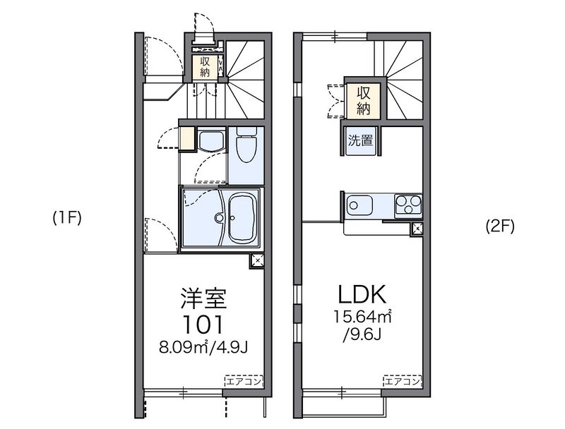 レオネクストコクメイハイツＴ 間取図