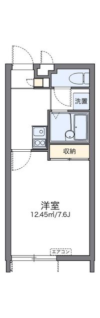 レオパレス浜柳 間取り図