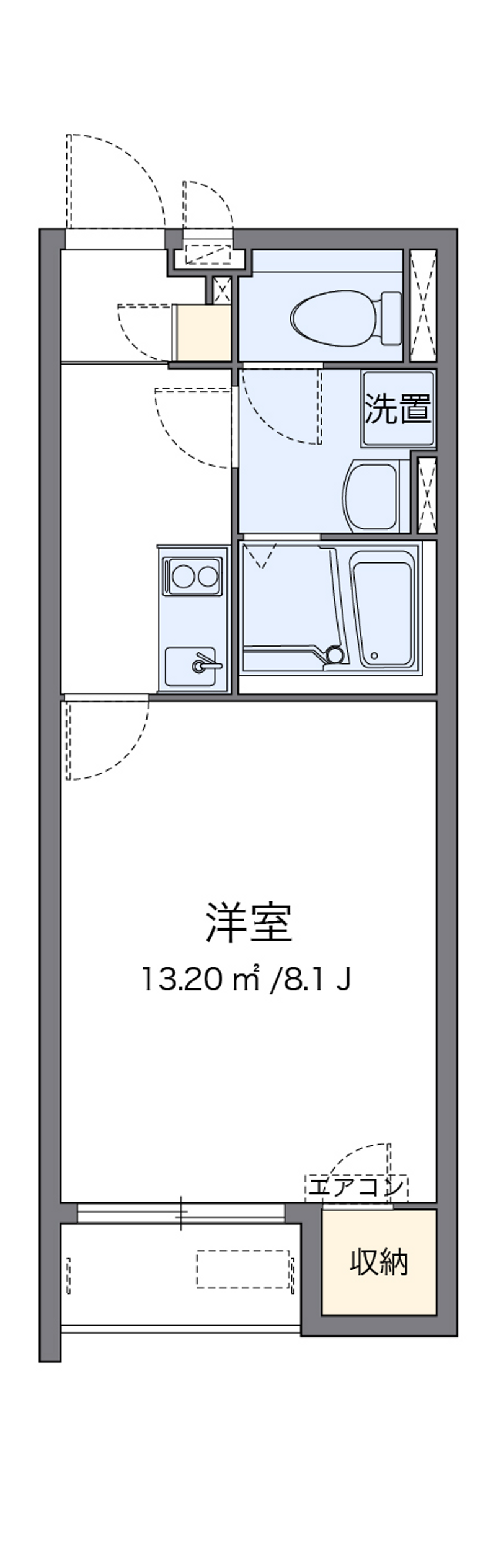 クレイノファースト東原 間取り